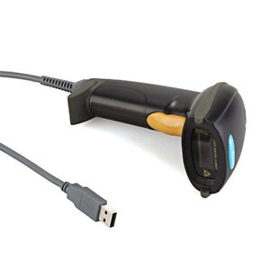 USB LASER Barcode Scanner Reader reads / scans EAN UPC Royal Mail Symbol - Black