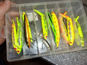 A16 Rebel Angelköder Konvolut Jointed und Rapalas in Plano Box - Bild 1 von 3