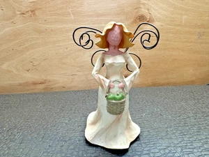 Willow Tree Girl Angel with Flower Basket - Picture 1 of 6