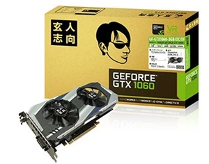 Professional-oriented video card GEFORCE GTX 1060 equipped with GF F/S w/Track# - Picture 1 of 4
