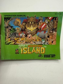 Hudson&rsquo;s Adventure Island NES Instruction Manual Only Original Nintendo Booklet