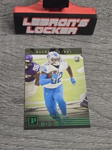 2020 Panini Chronicles - Panini Green - D'Andre Swift Rookie #PA-10 (RC) Lions - Picture 1 of 3