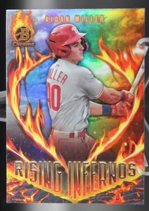 Aidan Miller - 2024 Bowman Chrome Rising Infernos #RI-17 - Philadelphia Phillies - Picture 1 of 2