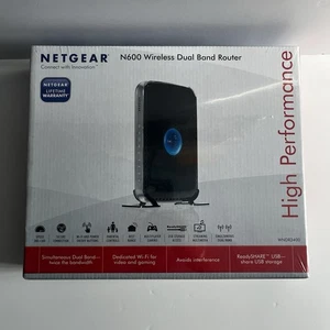 Netgear N600 Wireless Dual Band Router WNDR3400 Sealed New - Picture 1 of 6