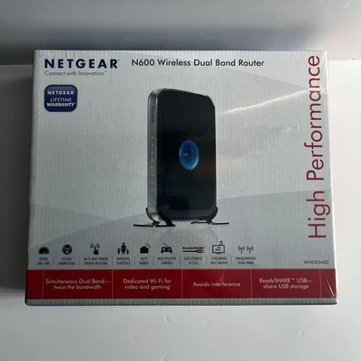 Netgear N600 Wireless Dual Band Router WNDR3400 Sealed New - Image 1 of 4