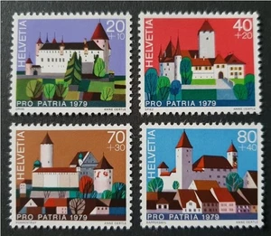 1979 SCHWEIZ ZWITSERLAND SUISSE SET PRO PATRIA SS MNH - Bild 1 von 1