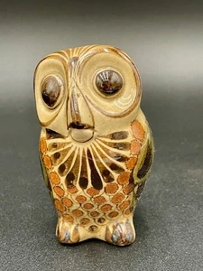 VTG Tonala Art Pottery Owl Mexico Signed Carlos Villanueva Sculpture - Picture 1 of 8