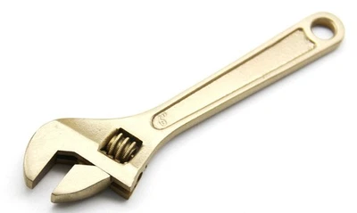 TMAX Non-Sparking 6" Adjustable Wrench Aluminum-Bronze, Jaw Capacity 3/4"