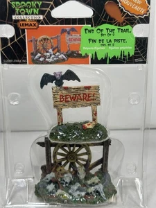 Lemax Spooky Town END OF THE TRAIL 82496 Halloween 2 Stück Retired 2008 - Bild 1 von 4