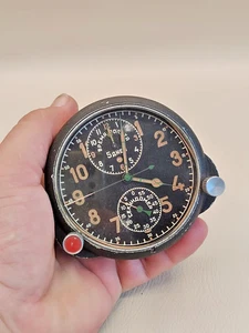 Aviation watch ACH 1969 Clock from a military aircraft USSR - Picture 1 of 11