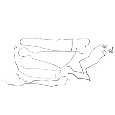 Chevrolet GMC 1973-80 platón corto K20 K25 kit completo de línea de freno eléctrico SS Foto 1 de 4