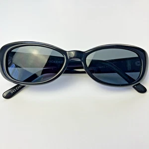 Dockers Women's 90s Black Oval Sunglasses 63-13-135 120600 - Picture 1 of 5