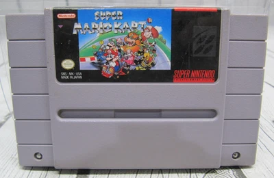 Super Mario Kart (Super Nintendo SNES, 1992) Authentic Cartridge Tested Working - Image 1 of 4