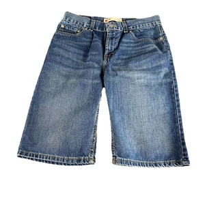 Boys Levi's 505 Jeans Shorts Size 18 Regular Bermuda Length - Picture 1 of 11