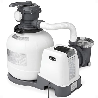 Intex 2800 GPH Above Ground Pool Sand Filter Pump with Automatic Timer(Open Box) - Image 1 of 4