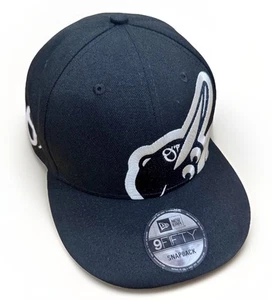 New Era 9Fifty Baltimore Orioles Snapback Hat Black White Big Logo MLB Rare - Picture 1 of 10
