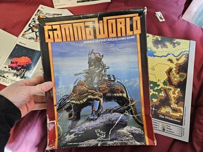 TSR 1986 : GAMMA WORLD Boxed Set - 3rd Edition #7010 (EX+) RPG Fantasy Game READ - Image 1 of 4