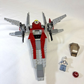 Lego Star Wars V-Wing Starfighter 6205 - 100% Complete- with Instructions NO box