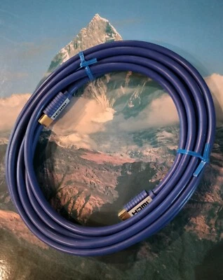 Tributaries Series 5 HDMI High Speed with Ethernet 5m/16'4" Blue - Image 1 of 4