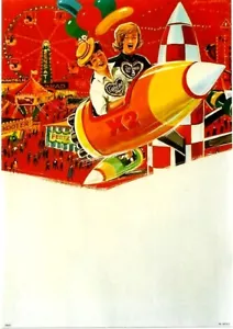 Original vintage poster FUN FAIR ROCKETS GERMANY c.1960 - Picture 1 of 1