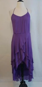 Guess Los Angeles XS lila Kleid gefüttert verstellbare Spaghettiriemen gebraucht Mängel - Bild 1 von 8