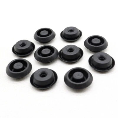 Tapa cubierta tapones de goma negra 10 piezas para Nissan Versa Note 2014-2015 Foto 1 de 4