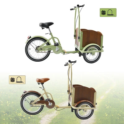 Children/Lady Folding Pet Dog Tricycle Cart Reverse Three-wheel Bike #8 - Image 1 of 4