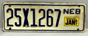 1987 Nebraska Motocycle Plate - Picture 1 of 2
