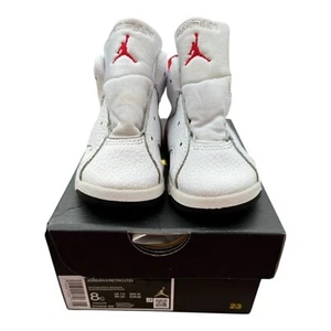 Jordan 6 Retro TD Baby Toddler Shoes Sneakers 8C Red Oreo Orig Box DV3606-162 - Picture 1 of 8