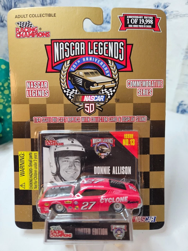 Racing Champions NASCAR Legends, edición #13, Donnie Allison #27, diecast 1:64 Foto 1 de 1