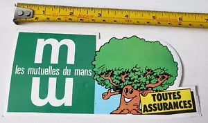 Vintage MUTUELLES MANS ASSURANCE France Sticker NOS Authentic Advertising - Bild 1 von 3