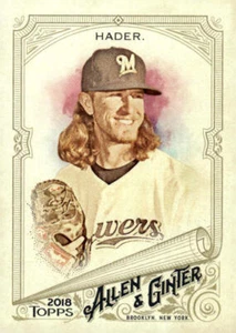 2018 Topps Allen & Ginter #348 Josh Hader Milwaukee Brewers - Picture 1 of 2