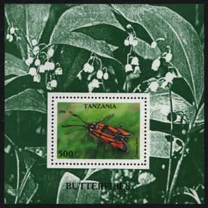 Tanzania 1996 - Mi-Nr. Bloque 311 ** - MNH - Mariposas / Mariposas - Imagen 1 de 1