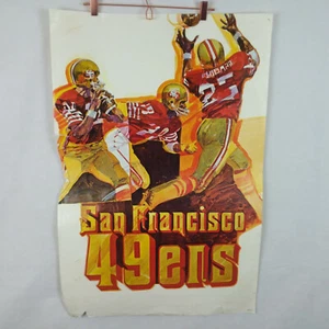 San Francisco 49ers Football Poster 1972 Vintage Art Print - Picture 1 of 7