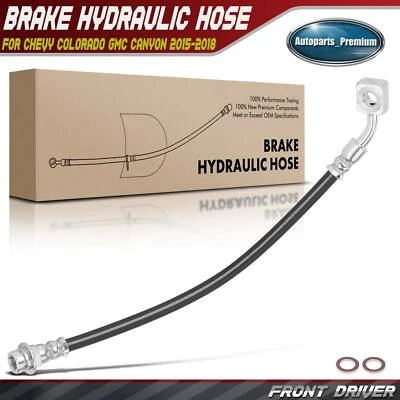 Front Left LH Brake Hydraulic Hose for Chevrolet Colorado GMC Canyon 2015-2018 - Image 1 of 4