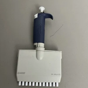NICE Rainin Pipet-Lite 12 Kanal Mehrkanal L200 Pipette LTS Pipetman - Bild 1 von 7