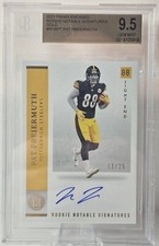 2021 Panini Encased Rookie Notable Signatures Gold  Pat Freiermuth /25 BGS 9.5