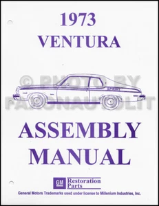 1973 Pontiac Ventura Factory Assembly Manual - Exploded views of parts - Picture 1 of 1