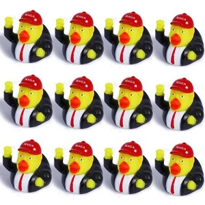 Donald Trump Rubber Ducks Bulk, 12 Pack Small 2.3 Inch, Funny Trump Duckies f... - Picture 1 of 9
