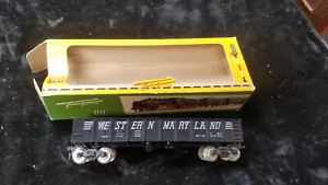 Góndola Fleischmann 54646 1953 escala HO Western Maryland en caja con ruedas de metal - Imagen 1 de 6