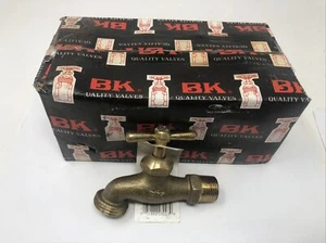 B&K MUELLER HOSE BIBB 1/2" 103-003 BRASS BOX OF 10 - NOS - Picture 1 of 3