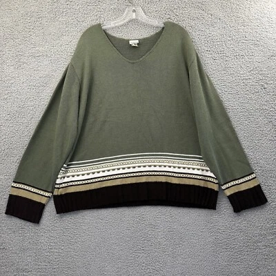 Suéter Vintage Carolina Colores Tejido Acrílico Grunge Cottage Retro Para Mujer 22 24 Foto 1 de 4