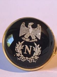 GROS PIN'S 2cm ASPECT DORÉ Blason Napoléon Empereur Aigle Impériale Corse 2A - Imagen 1 de 3