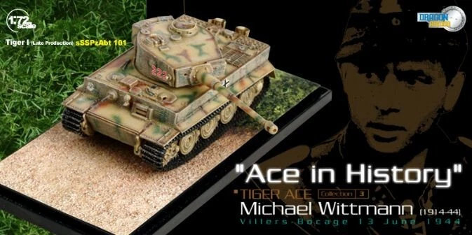 Dragon Armor 1/72 Tiger Tank Wittmann Ace in History No. 60132 Cyber Hobby - Image 1 of 4