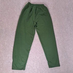 Green Sweat Pants Men's Small Flexible Waist 2 Pockets 20x28 - Picture 1 of 5