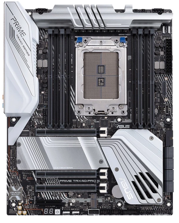 ASUS PRIME TRX40-PRO S Motherboard sTRX4 AMD TRX40 SATA3 M.2 DDR4 RAM Free FedEx - Image 1 of 1