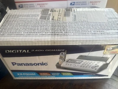 Panasonic KX-FG2451 Plain Paper Fax/Copier with 2.4GHz FHSS GigaRange, Cordless - Image 1 of 4