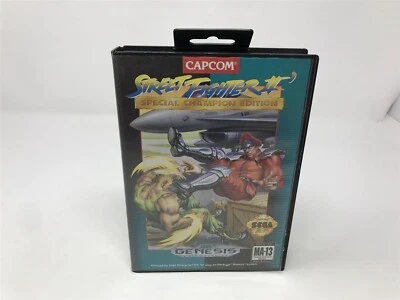 Street Fighter II': Special Champion Edition - Sega Genesis, 1993 - Game In Box  - Image 1 of 4