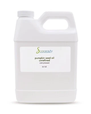 SOAPEAUTY Pumpkin Seed Oil Unrefined Cold Pressed Virgin Raw 100% Pure & Natural 32 fl oz