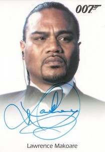 James Bond Archives 2017 - Lawrence Makoare ‘Mr. Kil’ Autograph Card